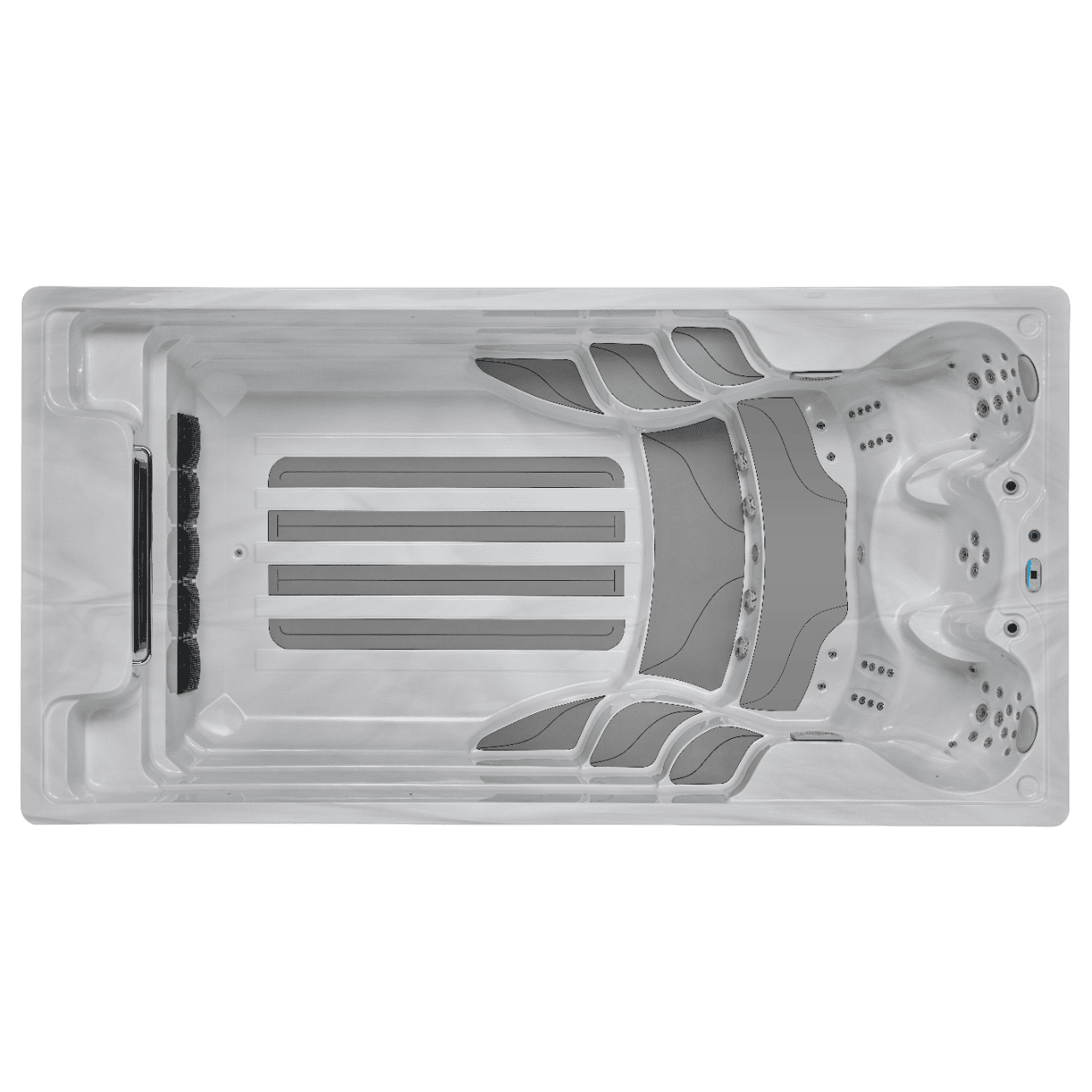 Плавательный SPA-бассейн AquaVita TURBO 580 (рис.2)