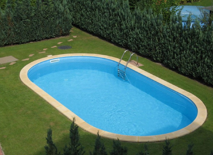 Вкапываемый бассейн Summer Fun овальный 8x4.2x1.2 м (рис.1)